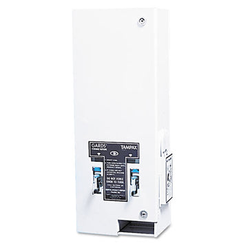 HOSPECO® Dual Sanitary Napkin-tampon Dispenser, Coin, 11 1-8 X 7 5-8 X 26 3-8, White freeshipping - TVN Wholesale